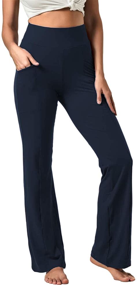 high waist yoga pants bootcut|mid rise yoga pants for women bootcut.